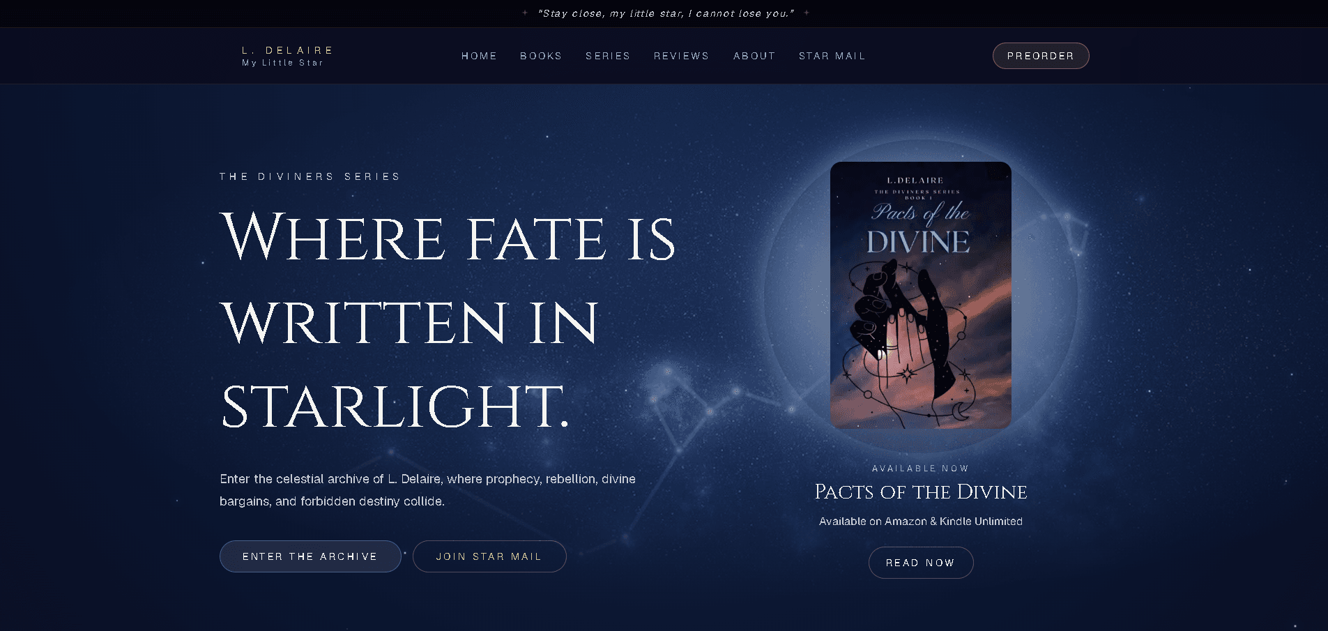 L. Delaire Author Website