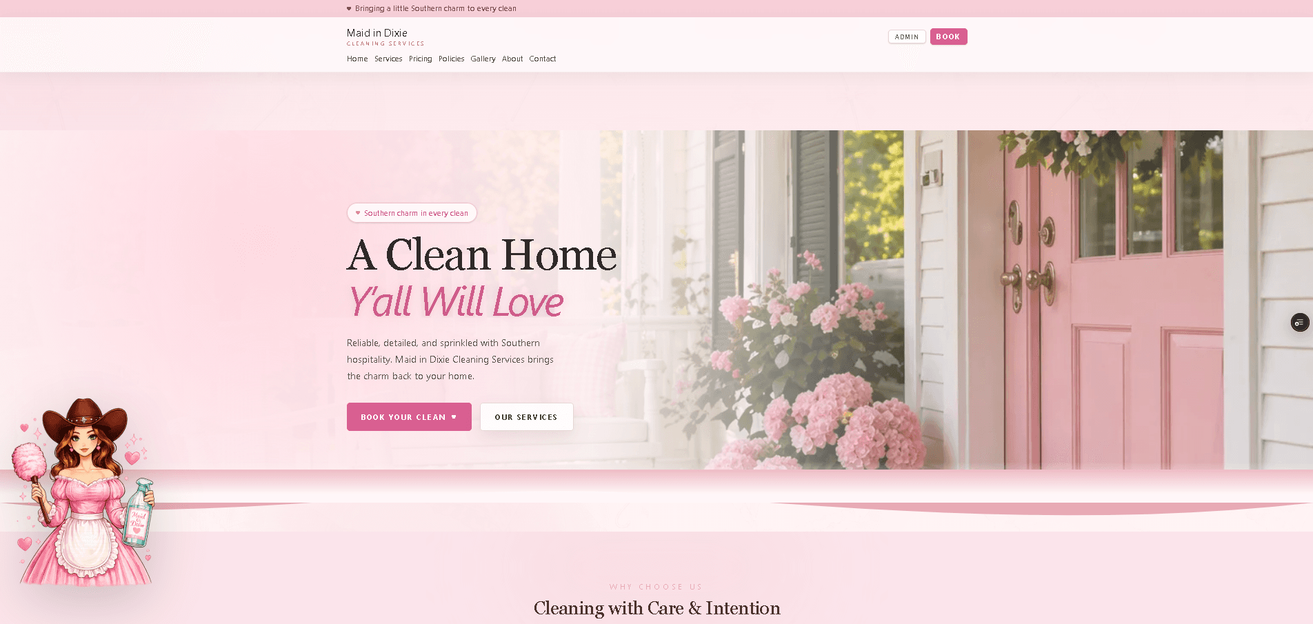 Maid in Dixie Website