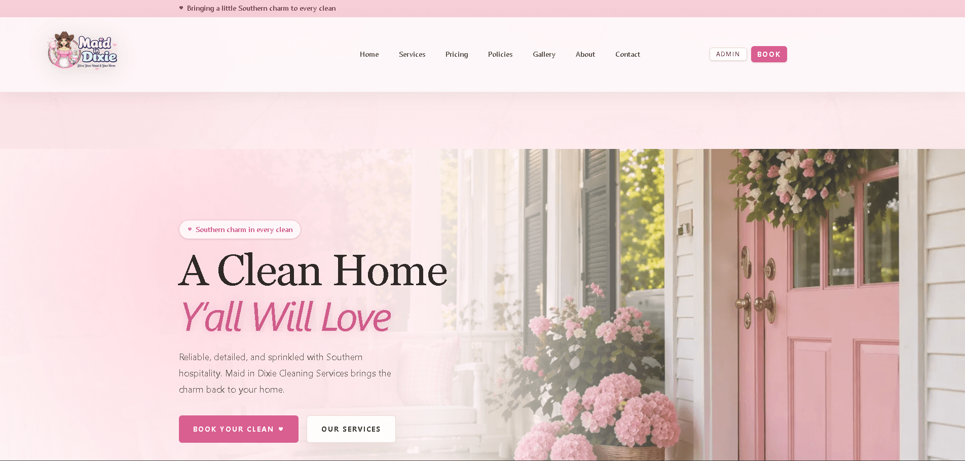 Maid in Dixie Website